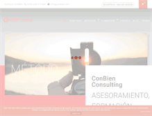 Tablet Screenshot of conbien.com